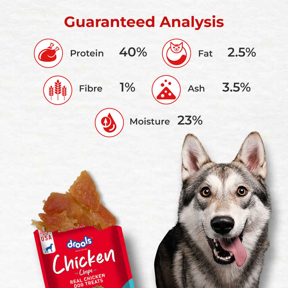 Drools Chicken Chips Dog Treats | Best For Training & Bonding | For Puppy & Adult