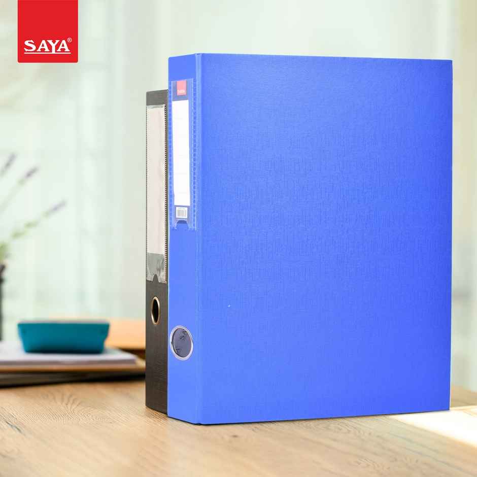 Saya 2-D A4 Ring Binder File | Paperboard Document Organizer for Office & School Use