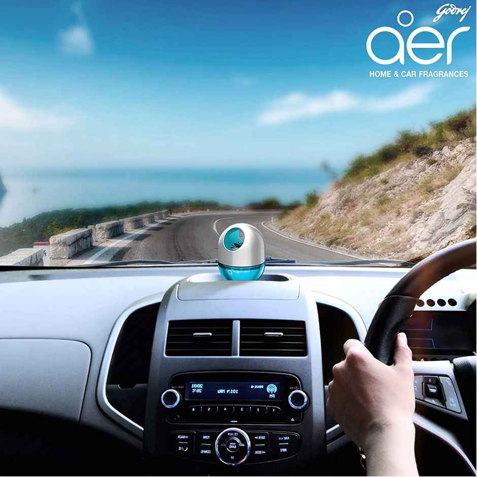 Godrej Aer Twist Car Air Freshener Gel Car Accessories Cool Surf Blue