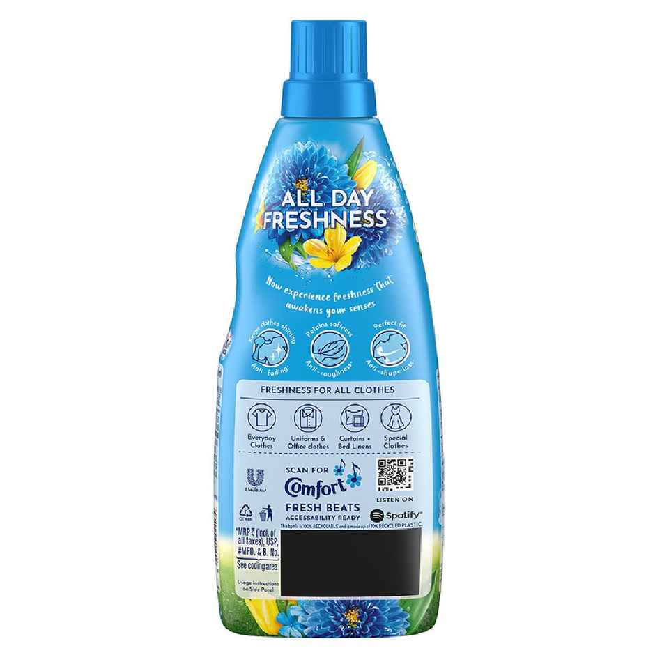 Surf Excel Matic Top Load Detergent Liquid Refill | Tough Dried Stain Removal (1L) & Comfort Morning Fresh After Wash Fabric Conditioner (860ml) Combo