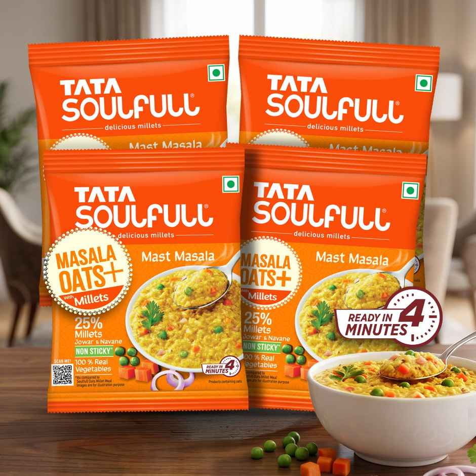 Tata Soulfull Masala Oats+ | Mast Masala Combo Pack