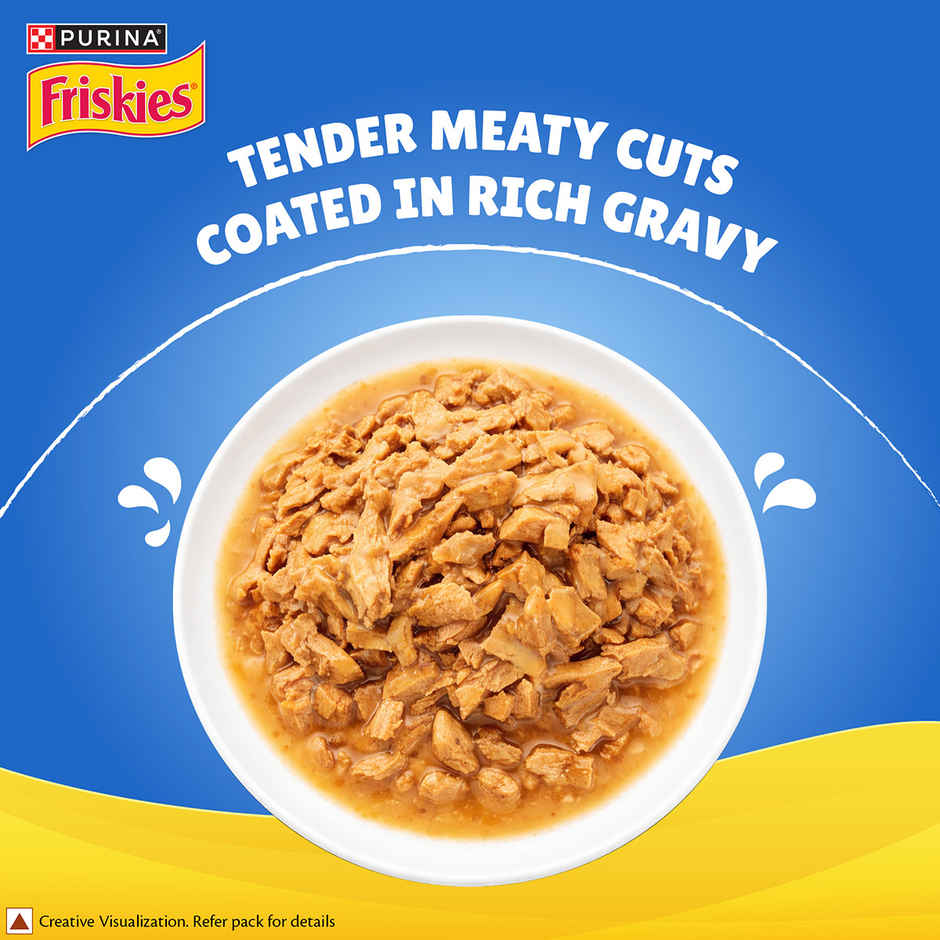 Purina Friskies Gravy Licious Cat Food Ocean Fish Flavour