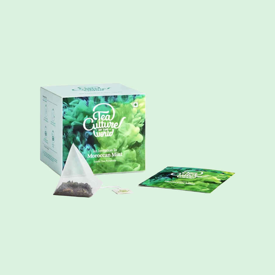 Tea Culture Of The World Moroccan Mint Green Tea Bags