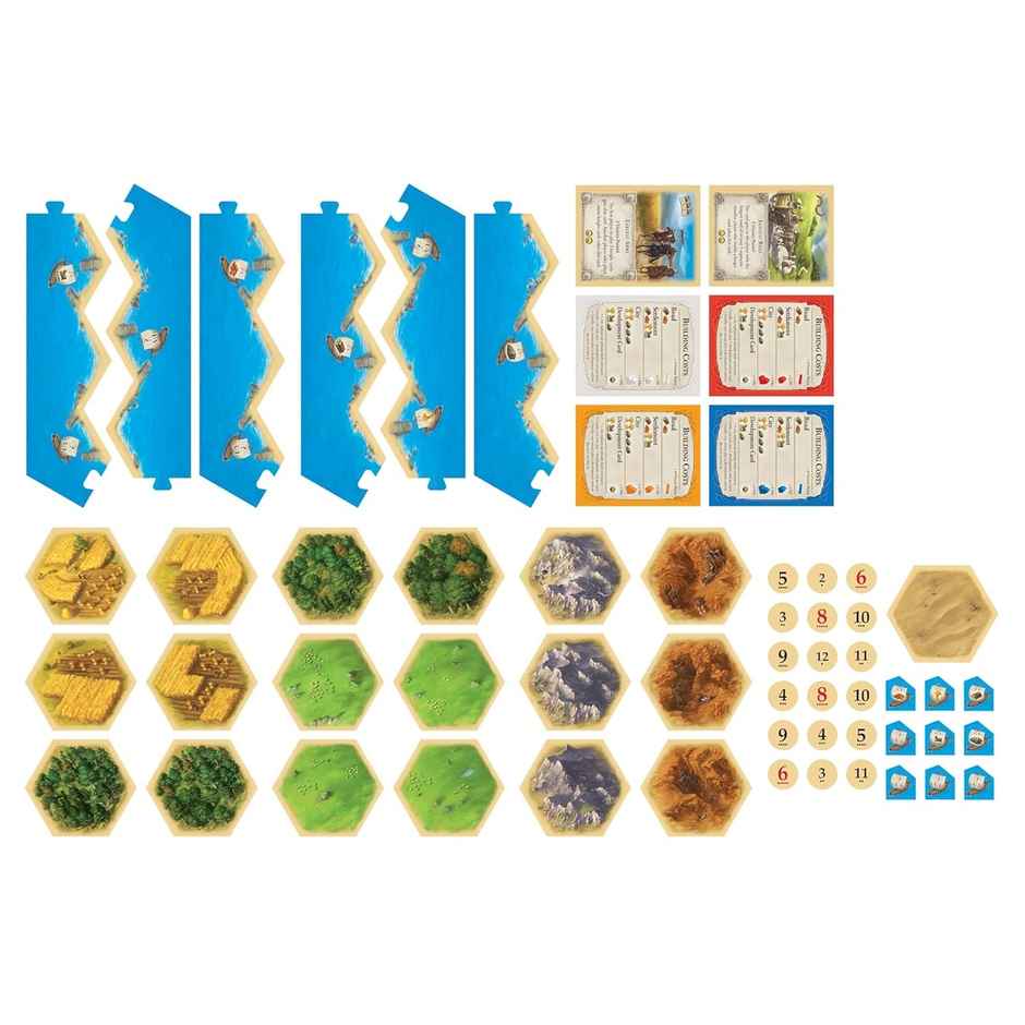 Funskool - The Original Catan adults and family adventure board game ages 10+ for 3 to 4 players