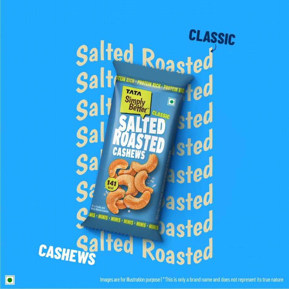 Tata Simply Better Classic Salted Roasted Cashews