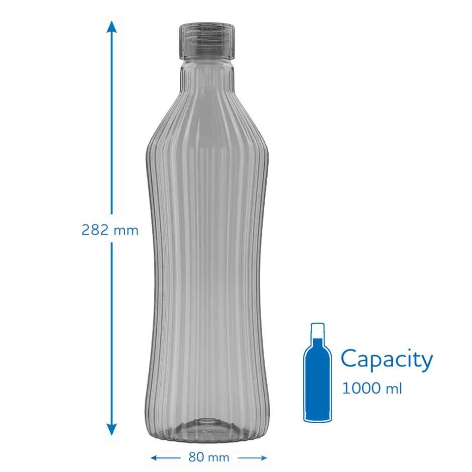 Kolorr Oscar Bottle 1L | Grey a modern and durab bottle for daily hydration