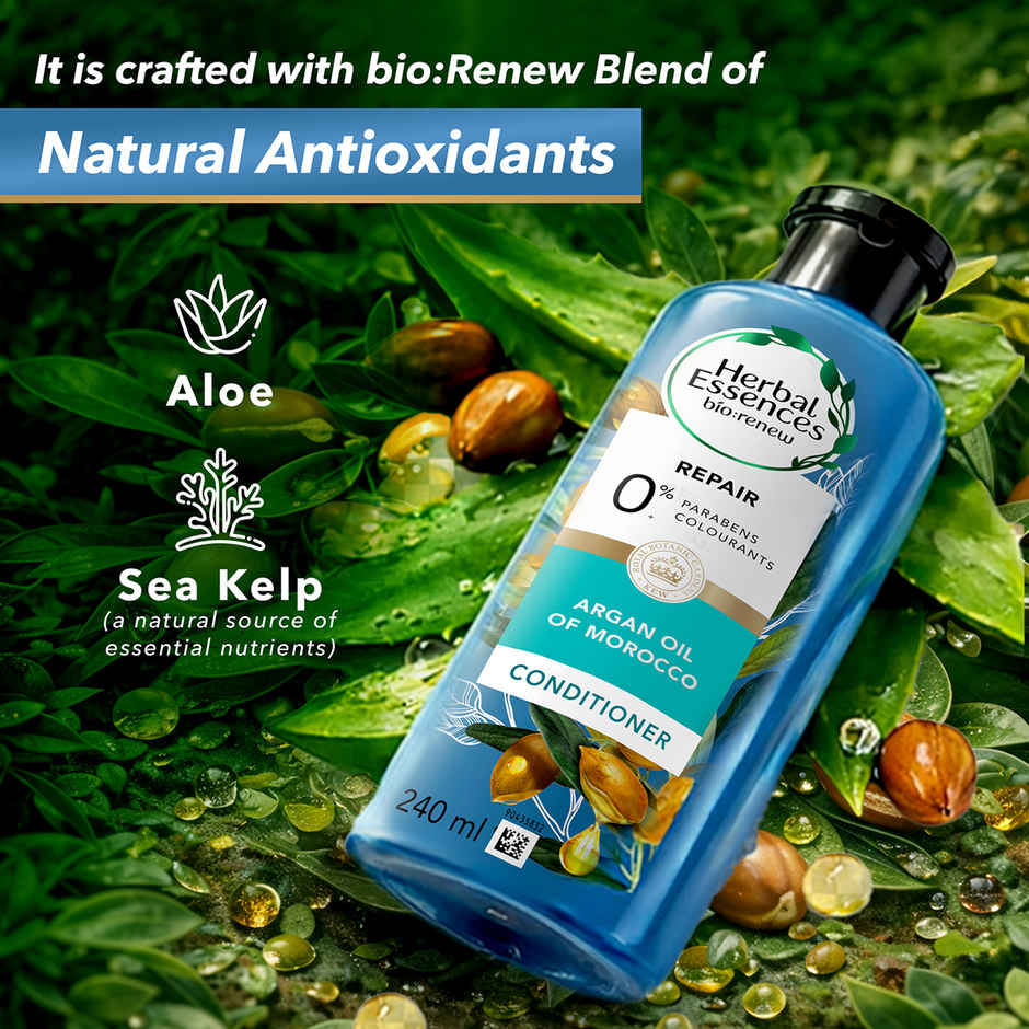 Herbal Essence Argan Oil Of Morocco Shampoo 240 Ml & Herbal Essence Argan Oil Of Morocco Conditiners 240 Ml Combo 