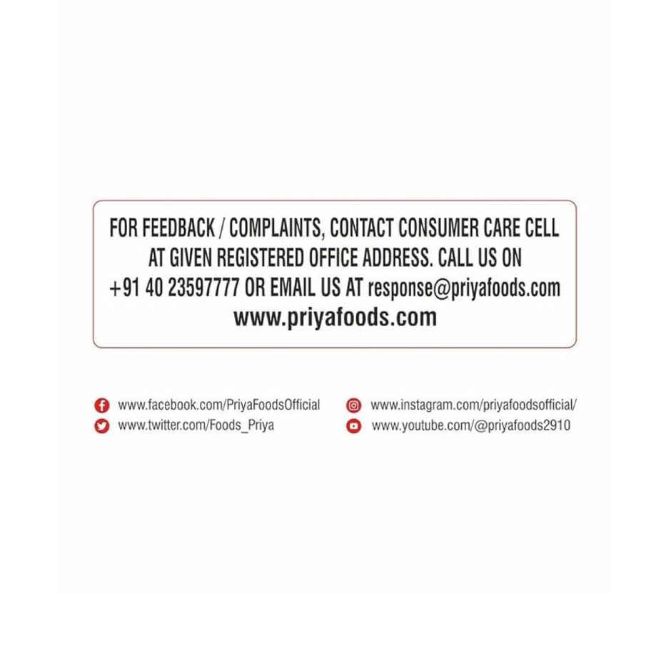 Priya Mango Avakaya Pickle With Garlic