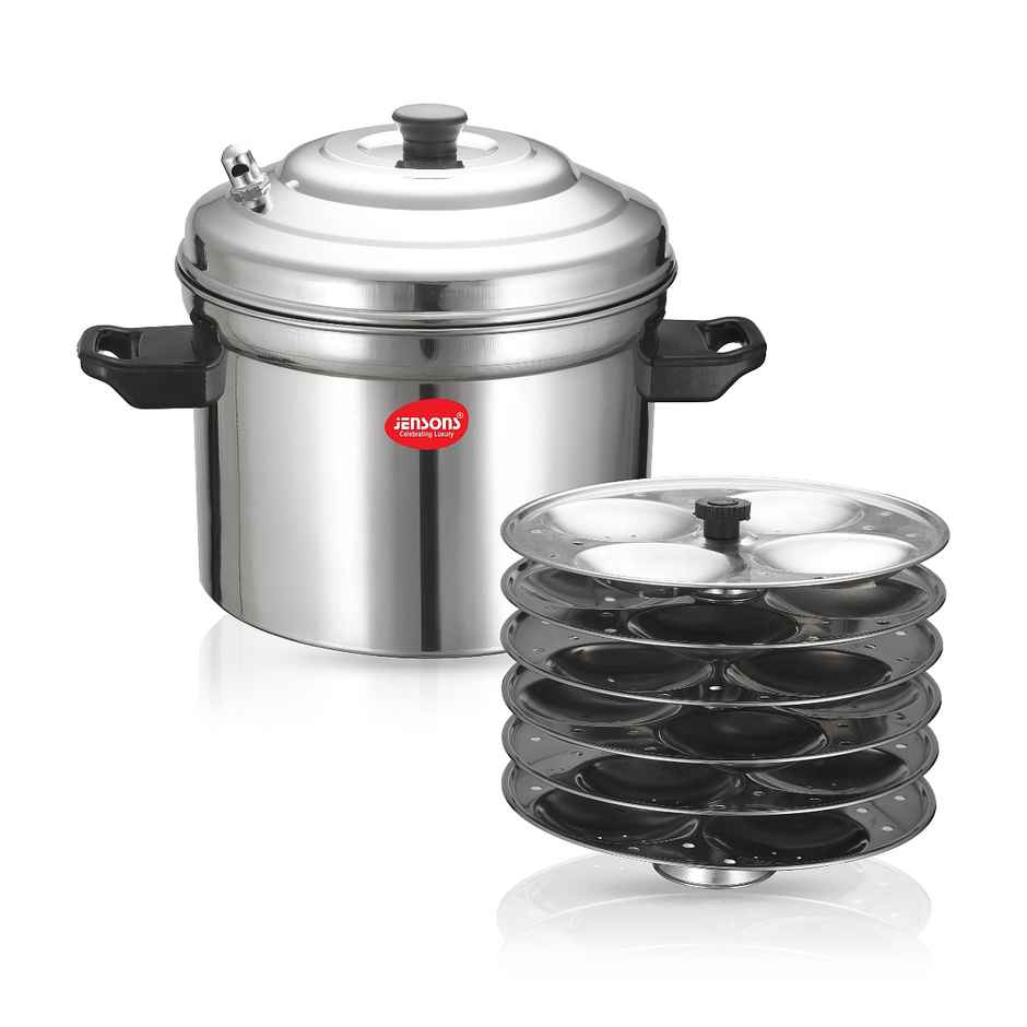 Jensons idly cooker with 24 idly Plate