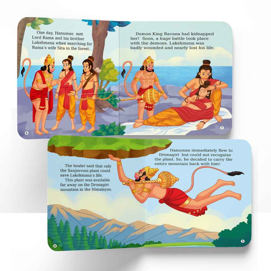 Story Book for Kids | Hanuman | Illustrated Board Book for Children | Mythology Stories