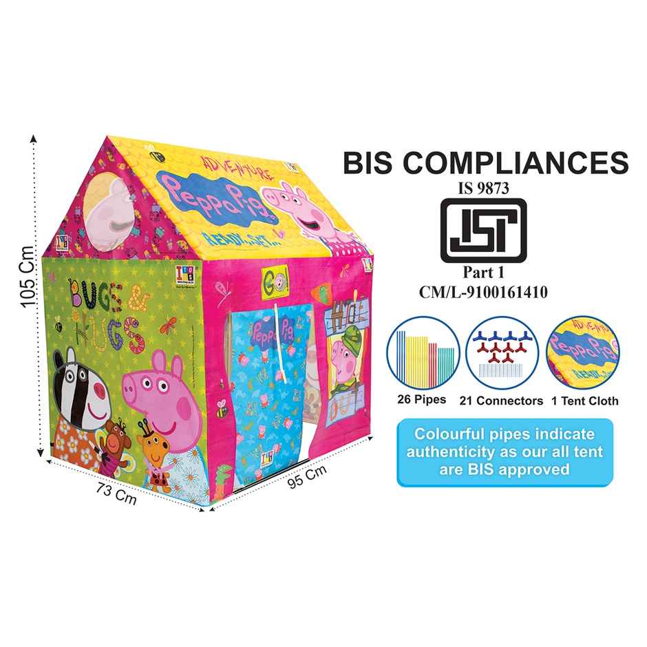 ITOYS Pipe Tent House-Peppa Pig | 3+ years