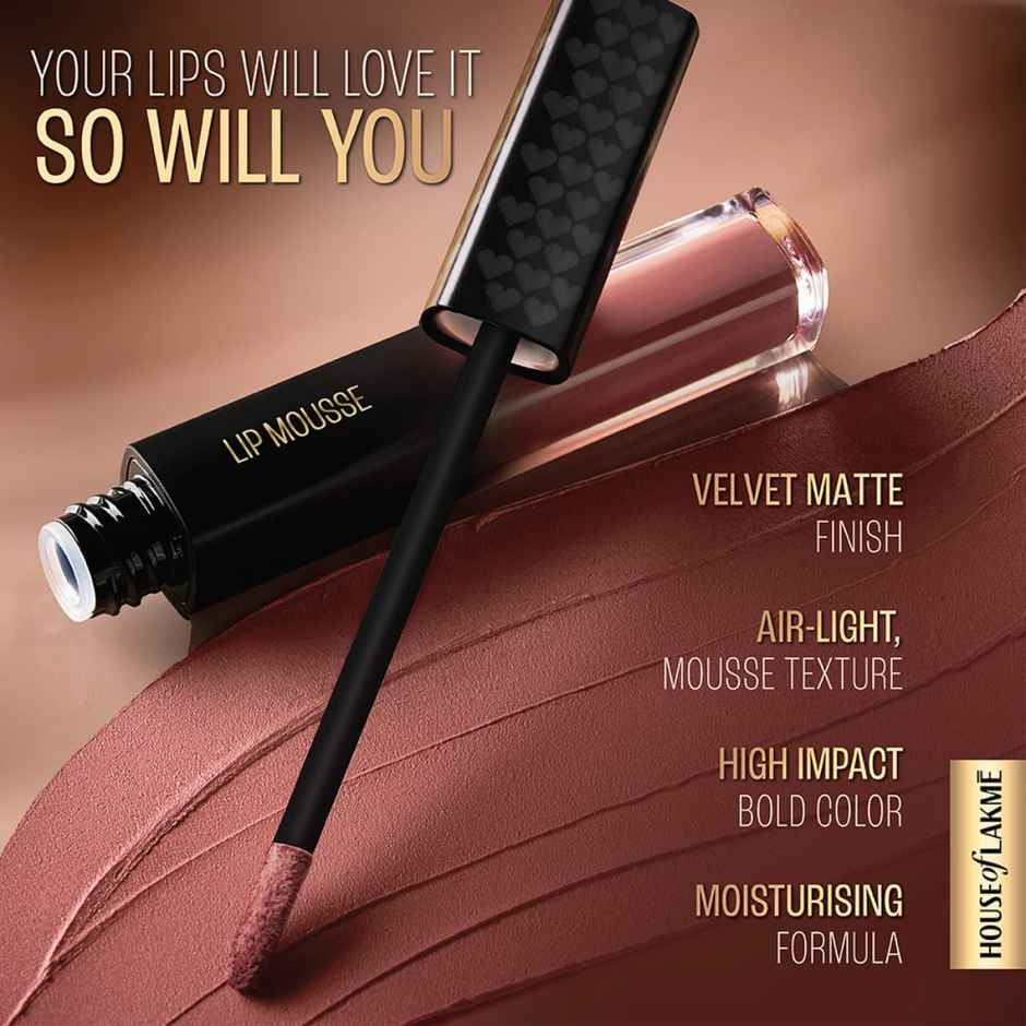 Lakme Xtraordin-airy Lip Mousse Date Night Pink