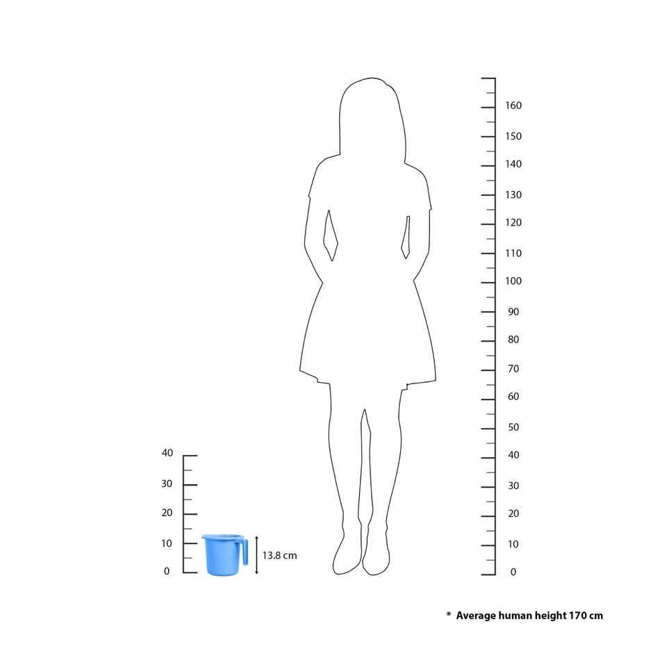 BAY6 Royce Bath Mug 1.5 L - Blue