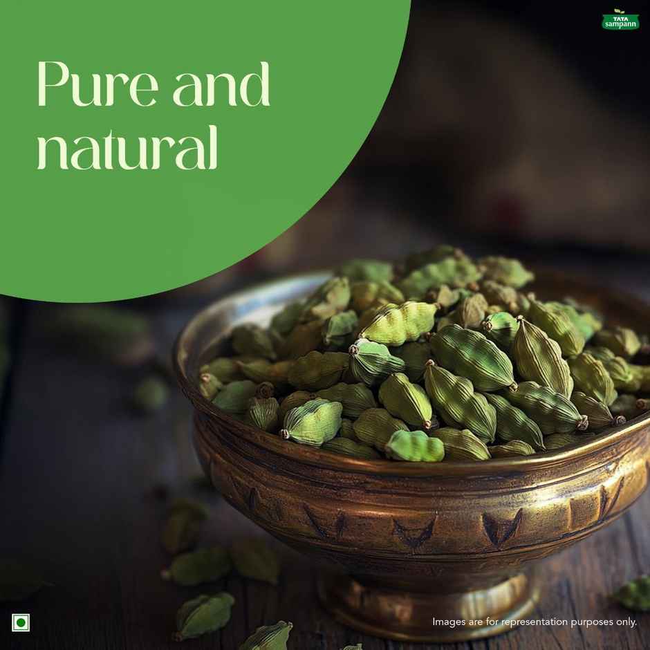 Tata Sampann Cardamom Whole, Sweet Aroma & Rich Flavour