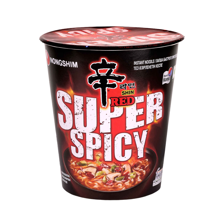 Korean Nongshim Shin Red Super Spicy Cup