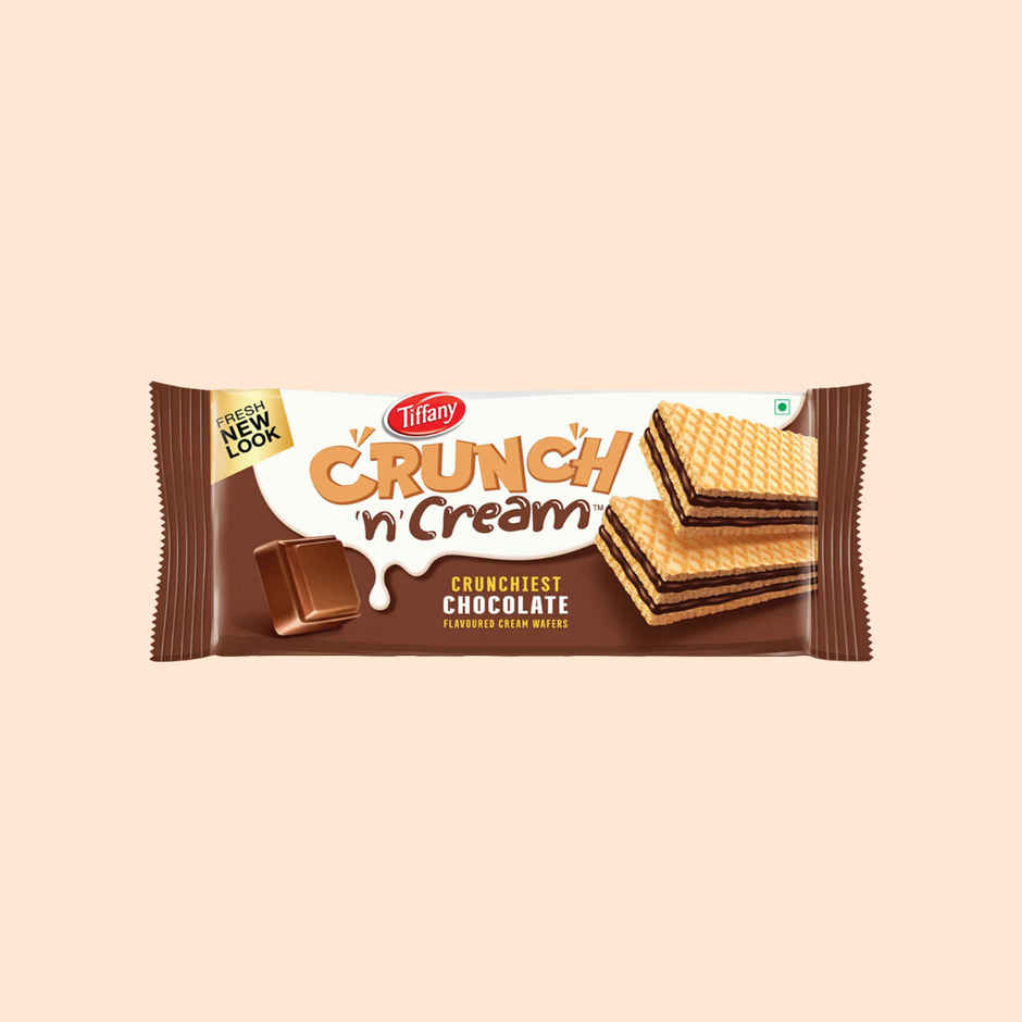 Tiffany Crunch N Cream Chocolate Flavoured Wafer Bar