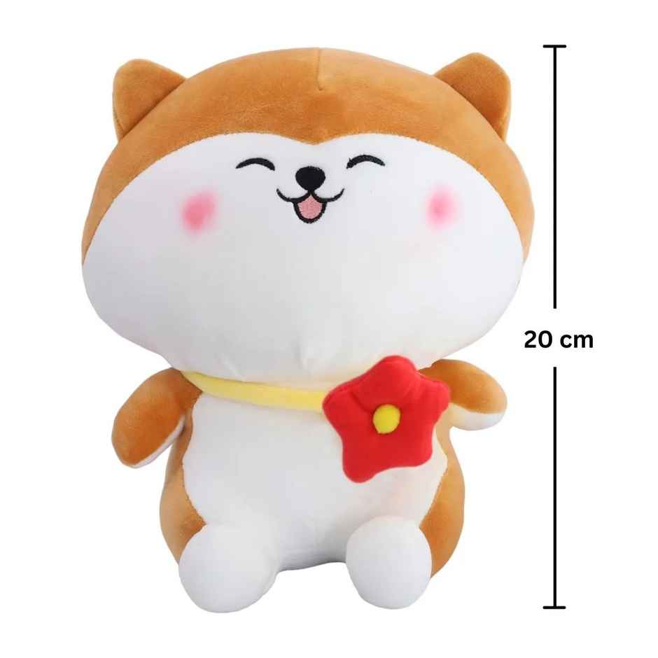 Babique Cat Flower Plush Soft Toy Cute Kids Animal Home Decor Boys/Girls (20 cm) - Assorted