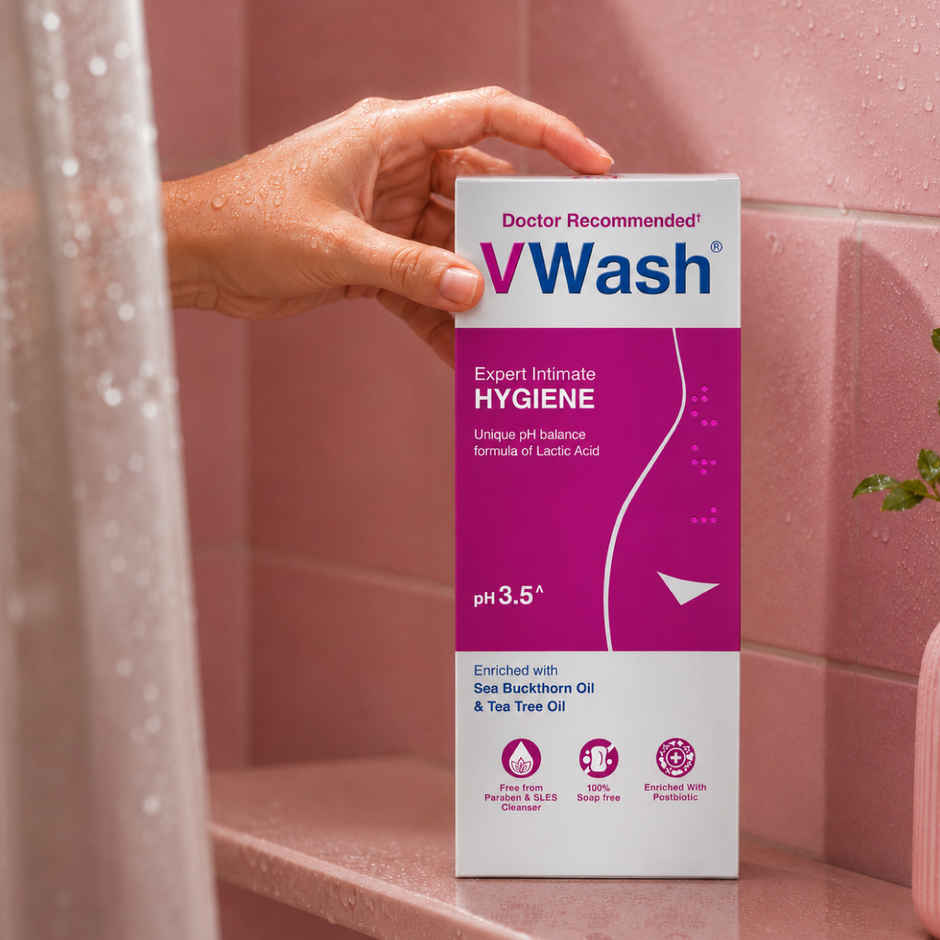Vwash Plus Expert Intimate Hygiene Wash for Women With pH 3.5