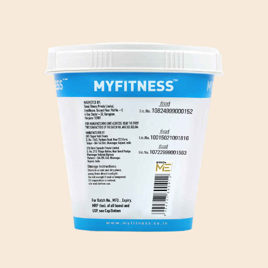 MyFitness Original Peanut Butter Smooth Spread | High Protein