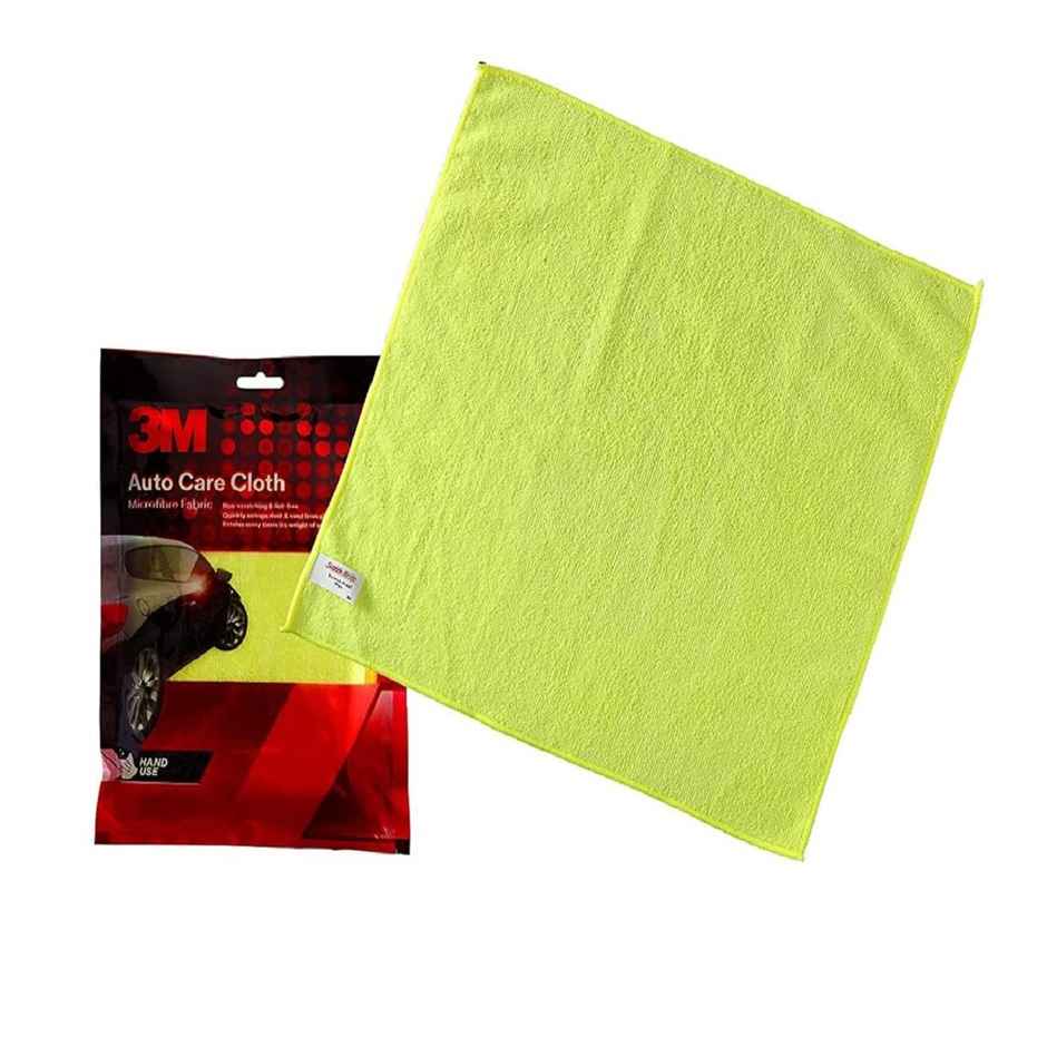 3M Car Care Microfiber Car Cleaning Cloth - Yellow | 200 GSM | 40.64 x 40.64 cm