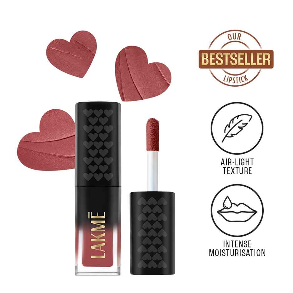 Lakme Xtraordin-airy Lip Mousse Mini | Lets Talk Nude