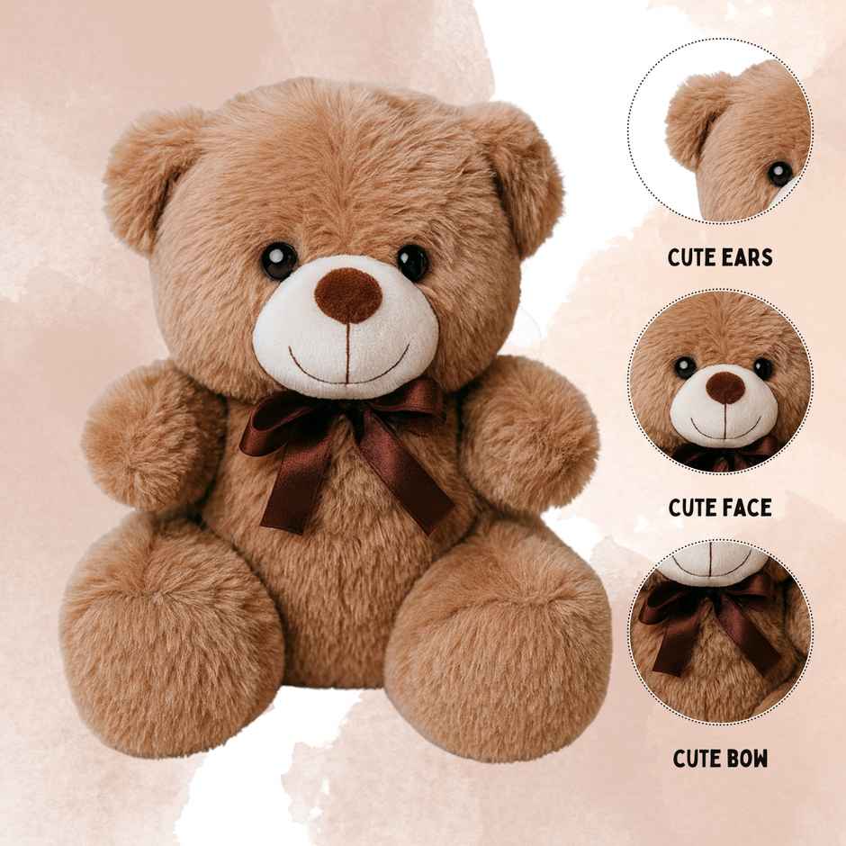 Toytales 3343 Bear 25cm Brown | Soft Toy | Plushie | Gifts For Kids | Bedtime