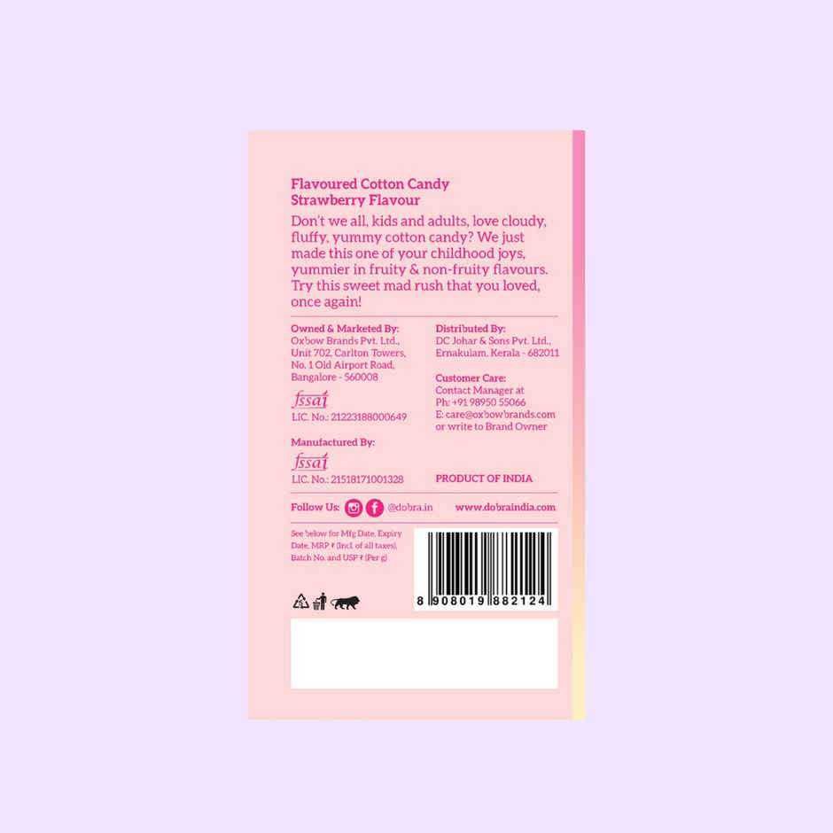 Dobra Cotton Candy - Strawberry Blast