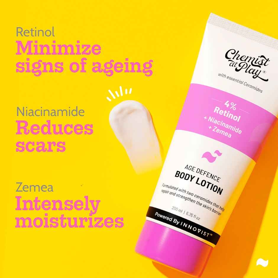 Chemist at Play Retinol Body Lotion Retinol + Niacinamide Anti-Aging & Reduces Wrinkles