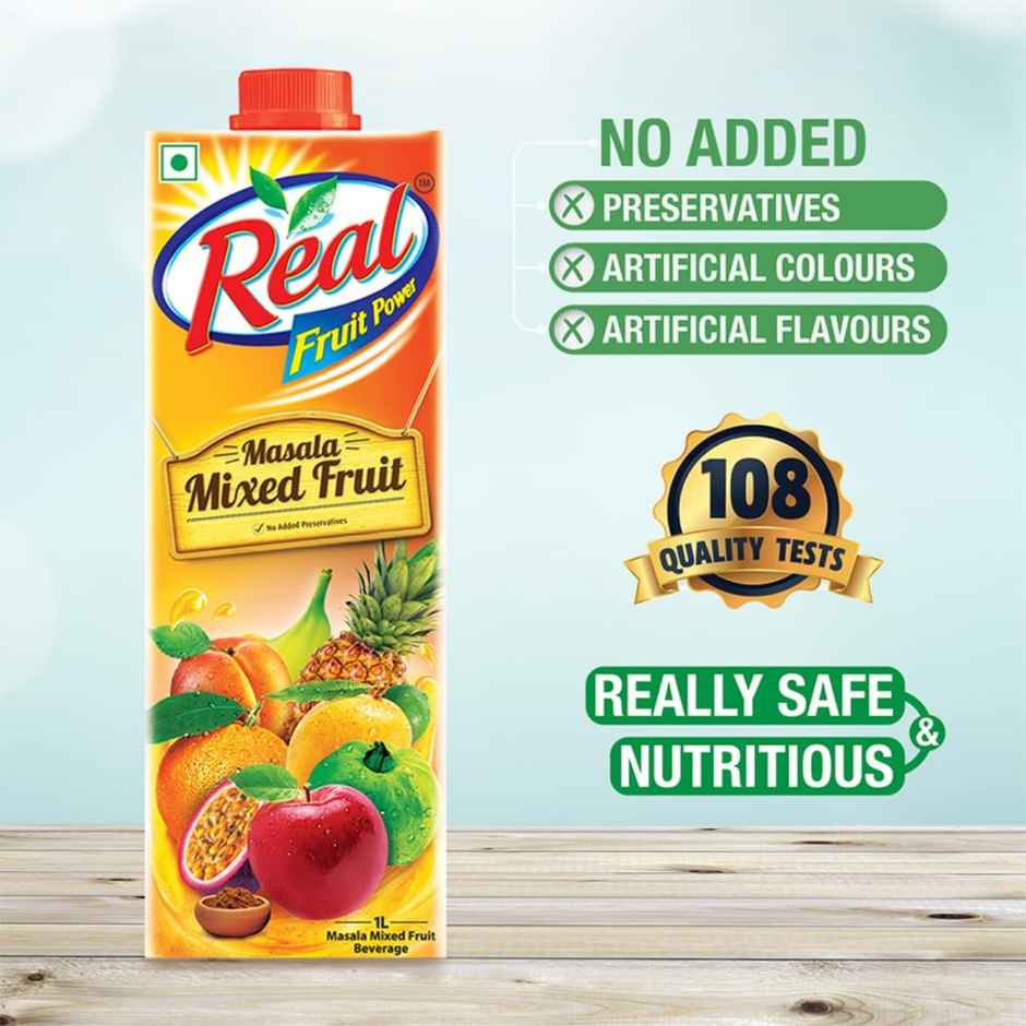 Dabur Real Fruit Power Masala Mixed Fruit Juice Combo