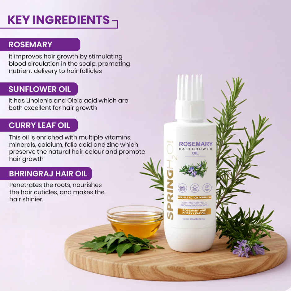Spring H2O Rosemary Hair Growth Oil