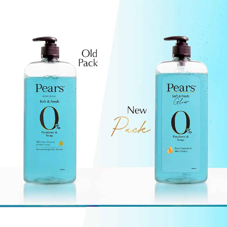 Pears Soft & Fresh Shower Gel SuperSaver XL Pump Bottle with 98% Pure Glycerine