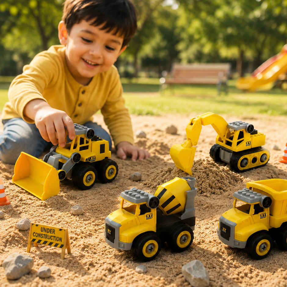 Toytales City Vehicles| Construction| Vehicle Toys Set |Color May Vary|Vehicle|Truck|Dumper