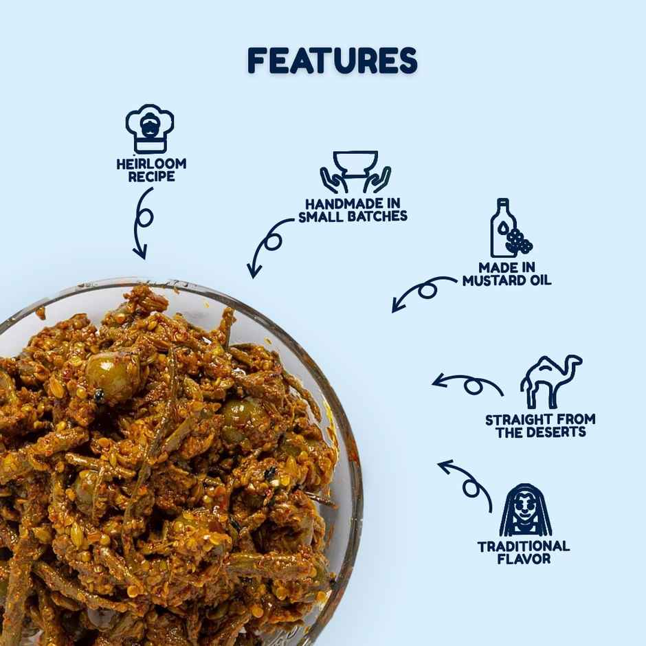 Being Bania Ker Sangri Pickle | Rajasthani Panchkutta Achar