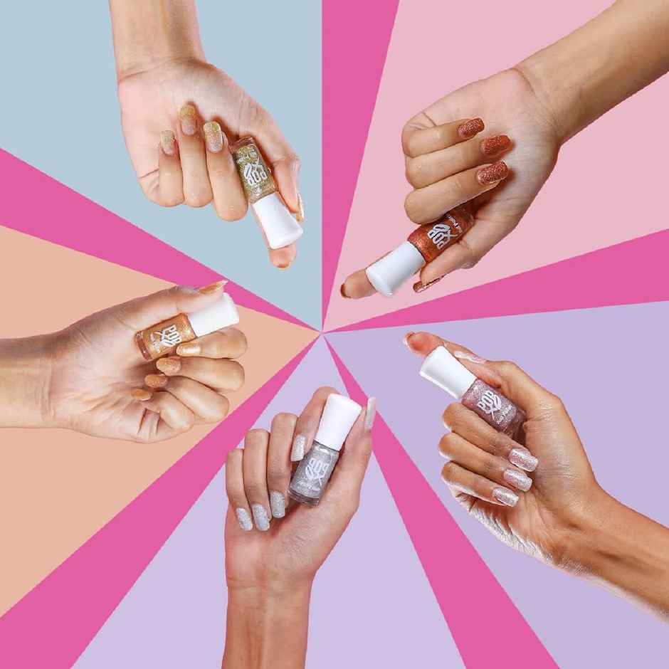 Myglamm Popxo Makeup Collection Mini Kit Nail Paint - Vibin