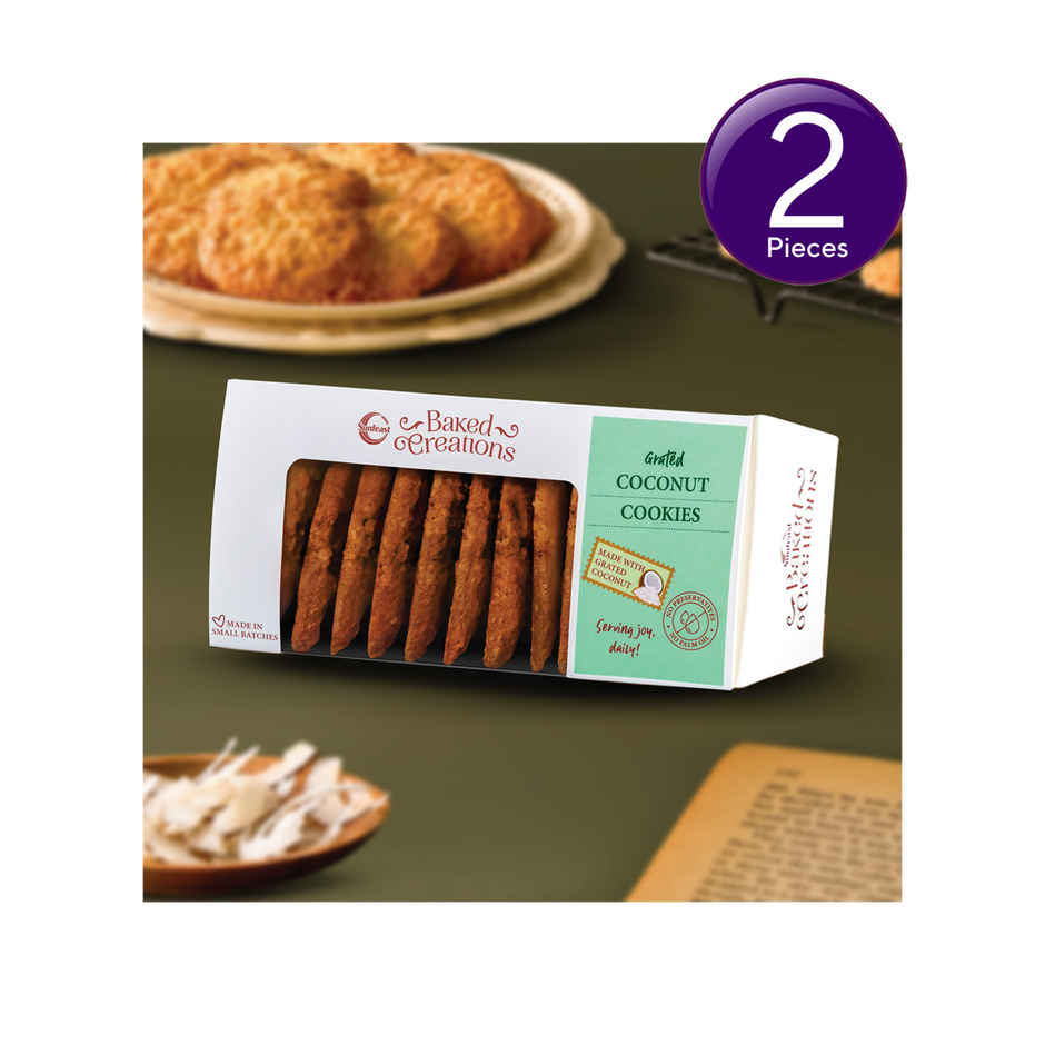 Baked Creations Grated Coconut Cookies | Combo