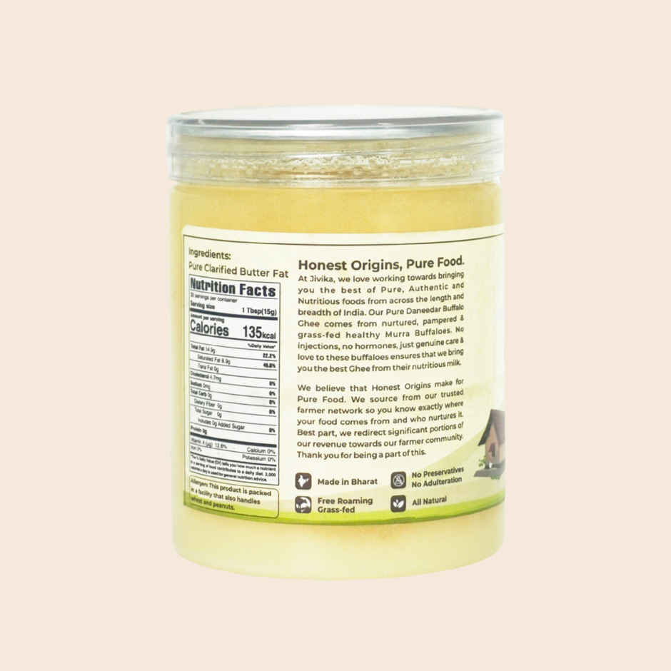 Jivika A2 Desi Buffalo Ghee | Traditionally Churned Bilona Method