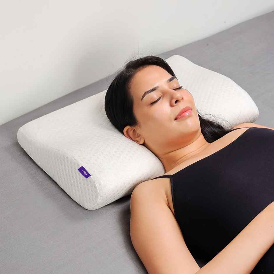 Frido Ultimate Contour Cervical Neck Pillow - White