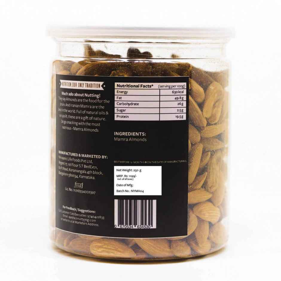 Nutty Yogi Mamra Almond