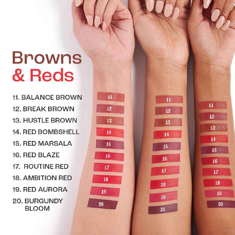 Lakme 9 to 5 Forever Matte Lip Crayon | Vitamin C | Long-Lasting Hydration | Poise Pink