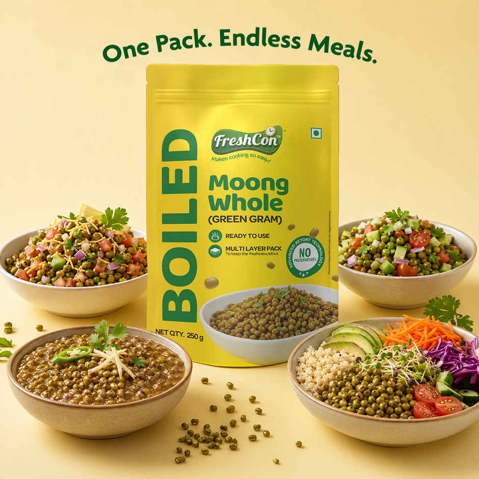 Freshcon Cooked Moong | Green Gram Combo