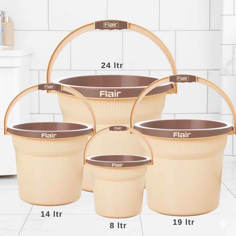 Flair Estella Home Bucket | 8 L | Beige