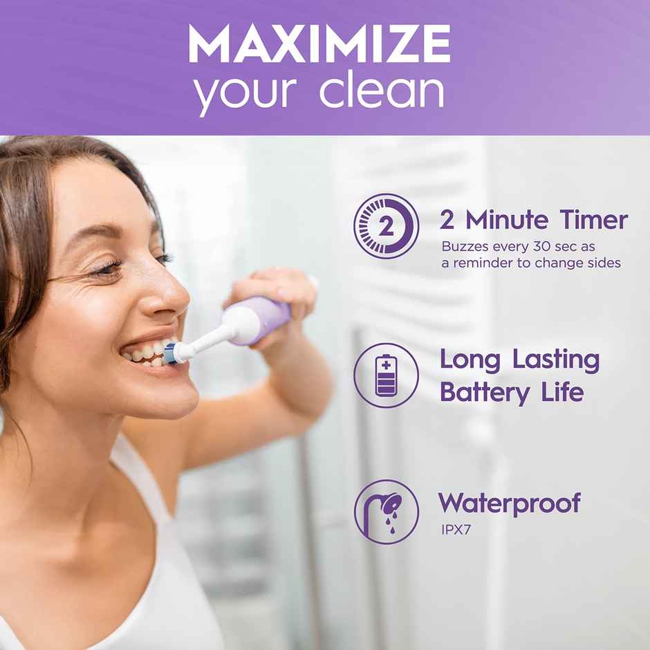 Oral B Vitality Pro With Sensitive Plus Rotating Electric Toothbrush 3 Brushing Modes Protimer