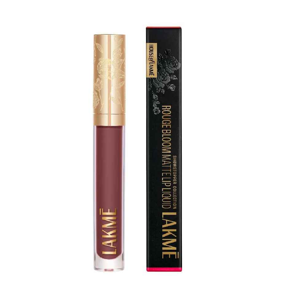 Lakme Rouge Bloom Matte Lip Liquid Mocha Maiden 301