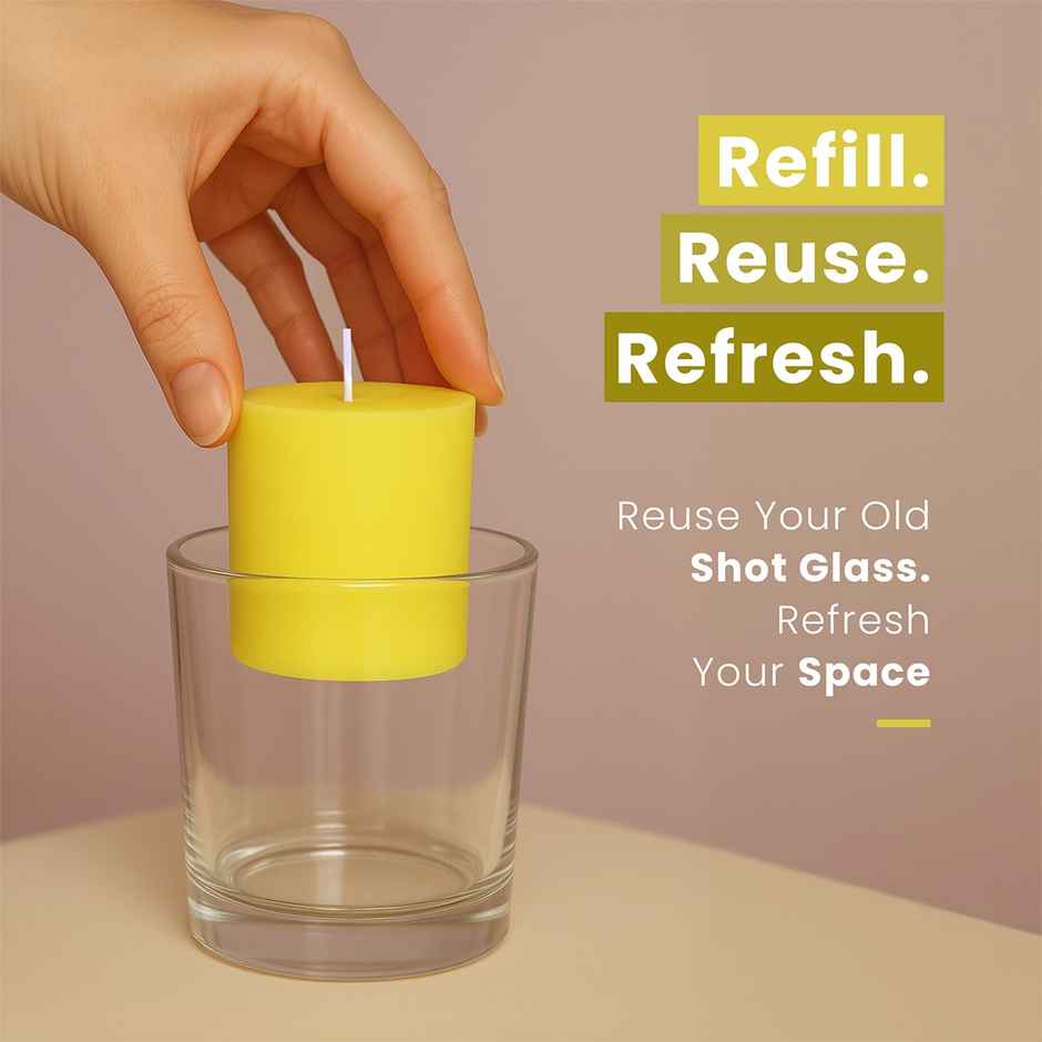 Scented Votive Candles Refills | Mango Sorbet | Pack of 6 | IRIS