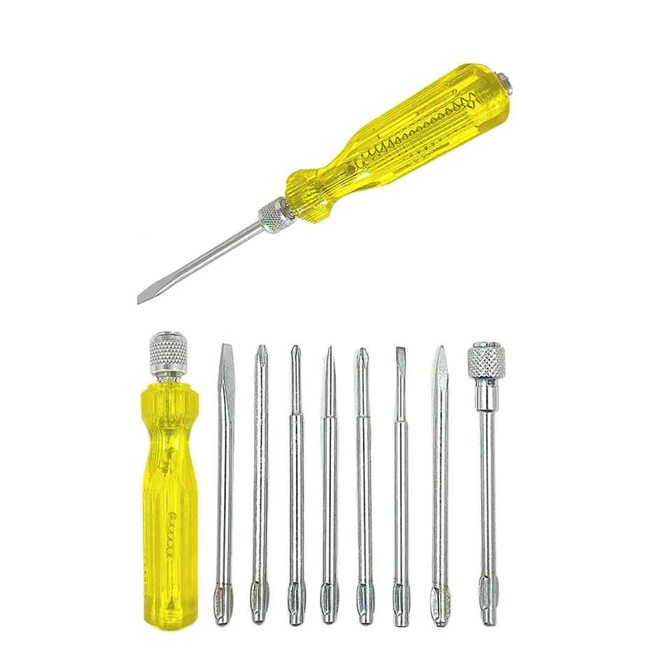 Link Prabal Screwdriver Kit with Transparent Handle & 8 Blades