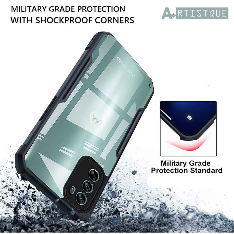 Artistque Case For Motorola Moto G62 5G Back Cover -Transparent Shockproof TPU Cover