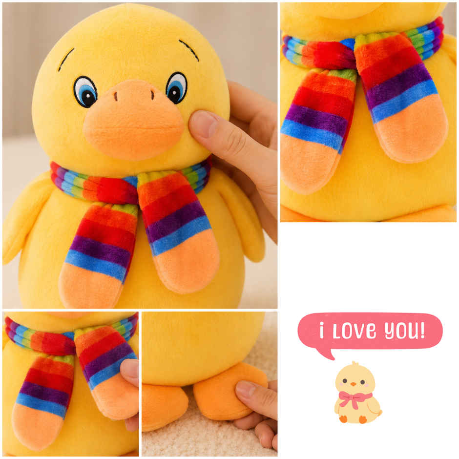 ToyTales Derby Duck Plush Toy | Stuffed Animal Soft Toy | Birthday Gift for Kids | Gift Baby | 25cm