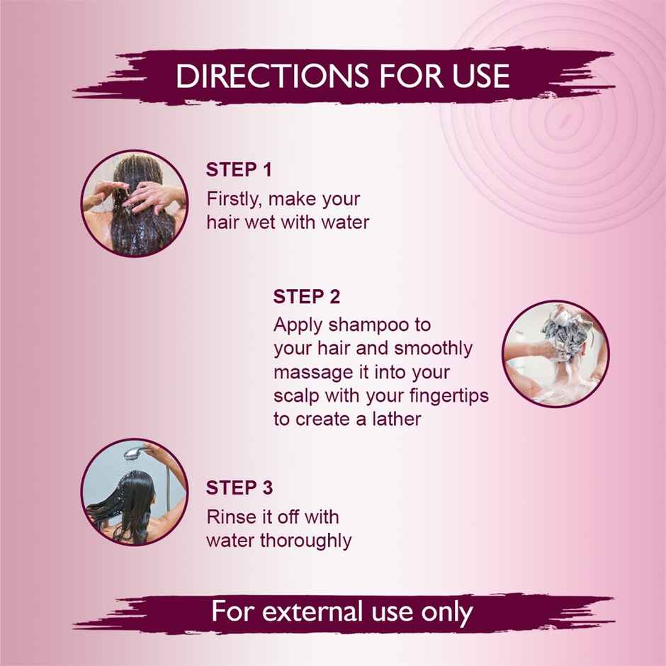 Nimbarka Onion & Neem Shampoo Controls Hair Fall & Promotes Hair Growth Paraben Free Salt Free