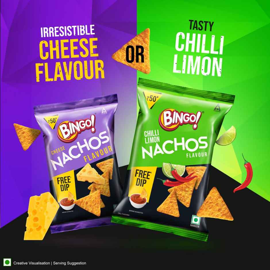 Bingo! Chilli Limon Nachos with Free Dip Combo 