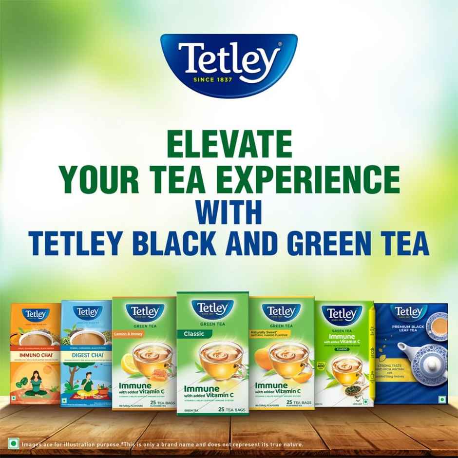 Tetley Ginger, Mint, And Lemon Green Tea